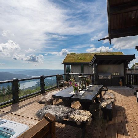 Hotel Norefjell - Storhytte Med Jacuzzi Og Fantastisk Beliggenhet Noresund Exterior foto